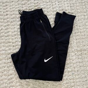 Nike Black Sweatpants with White Logo
